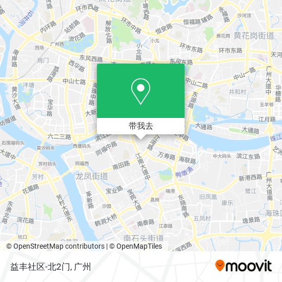益丰社区-北2门地图