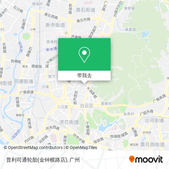 普利司通轮胎(金钟横路店)地图
