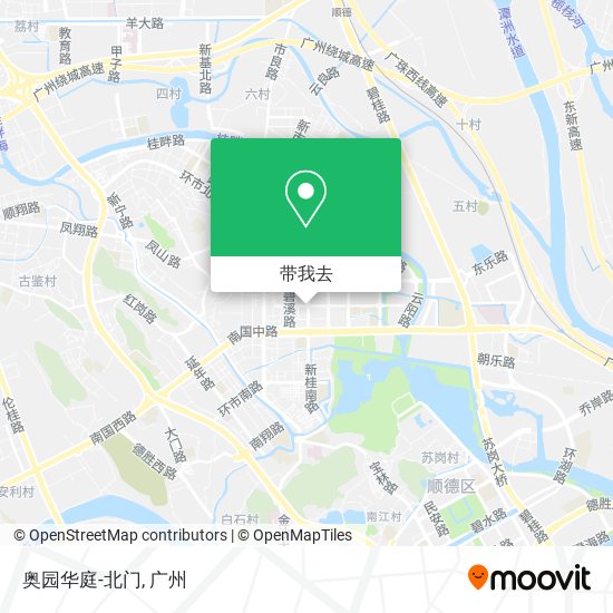奥园华庭-北门地图