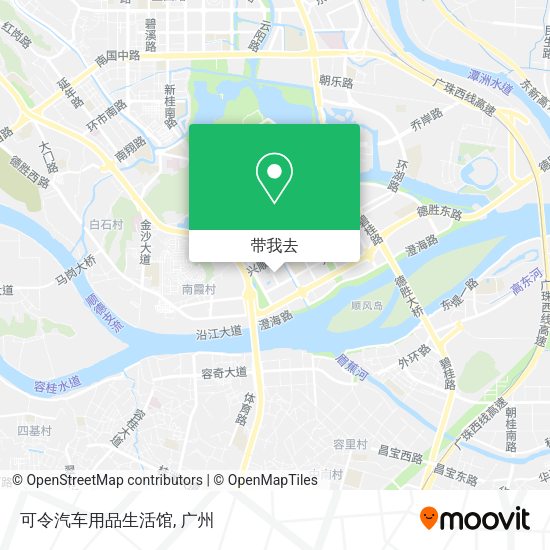 可令汽车用品生活馆地图