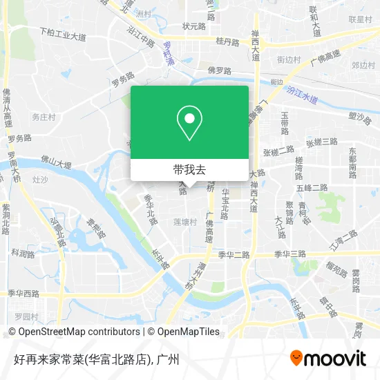 好再来家常菜(华富北路店)地图