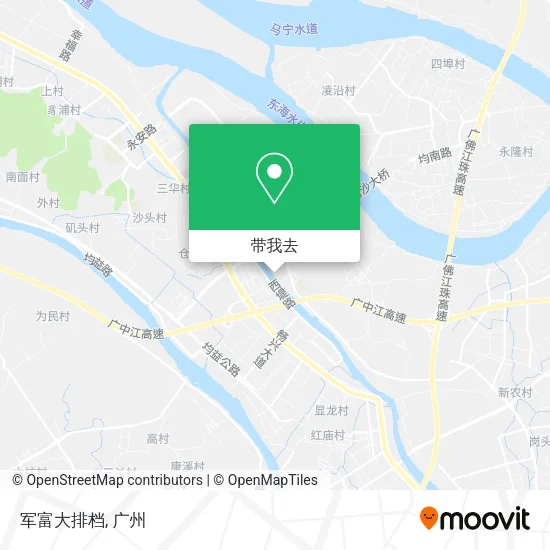 军富大排档地图