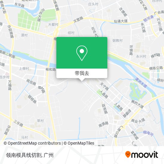 领南模具线切割地图
