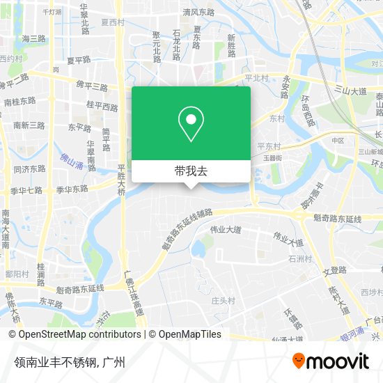 领南业丰不锈钢地图