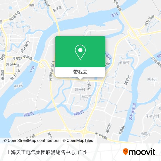 上海天正电气集团麻涌销售中心地图