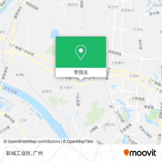 新城工业区地图