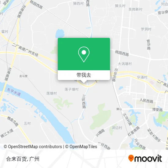 合来百货地图