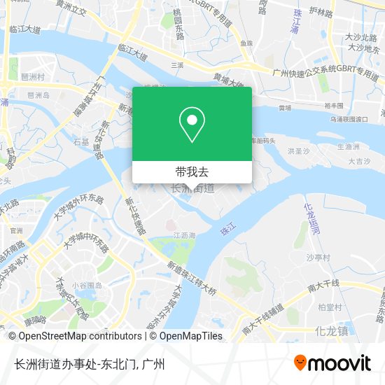 长洲街道办事处-东北门地图