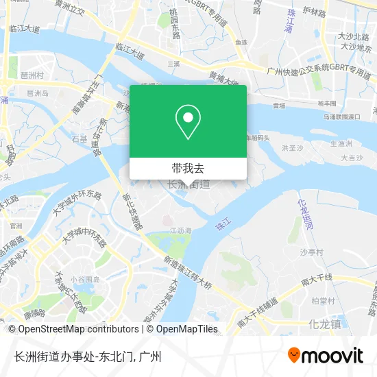 长洲街道办事处-东北门地图
