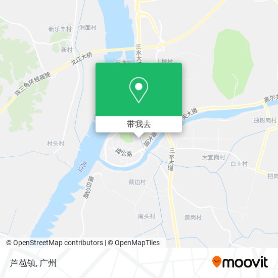 芦苞镇地图