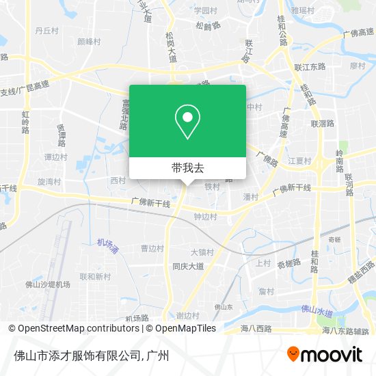 佛山市添才服饰有限公司地图