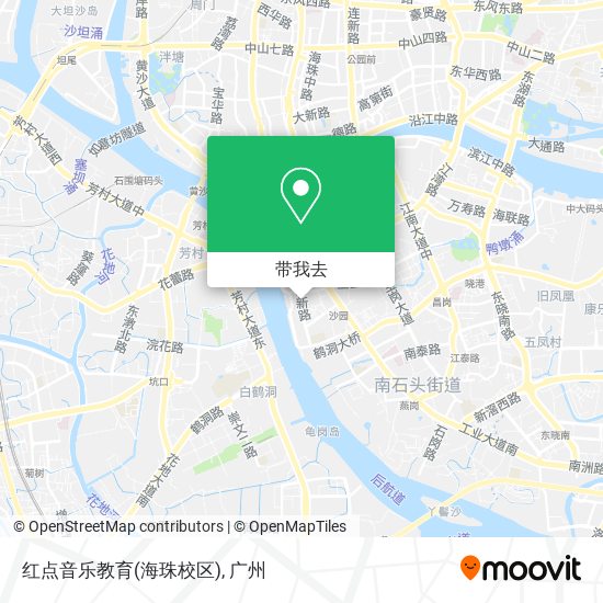 红点音乐教育(海珠校区)地图