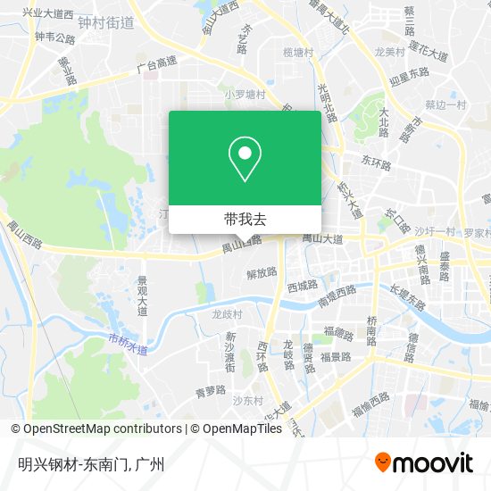 明兴钢材-东南门地图