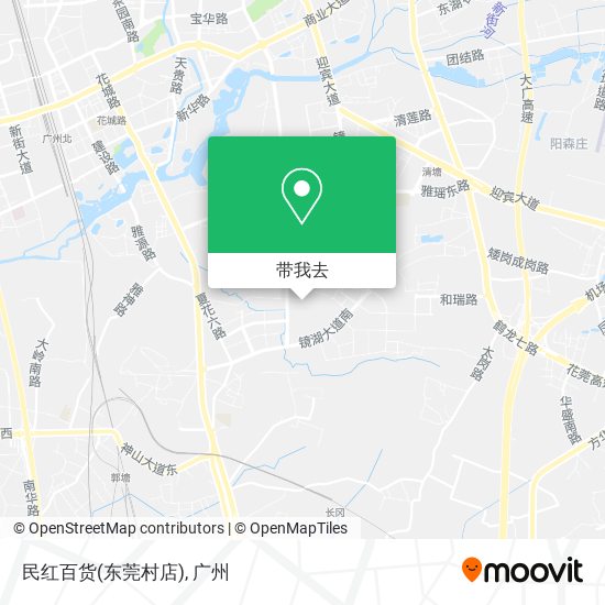 民红百货(东莞村店)地图