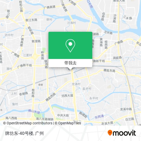 牌坊东-40号楼地图