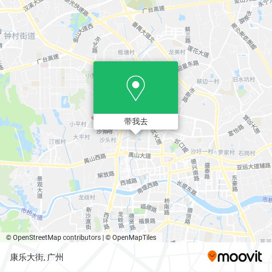 康乐大街地图
