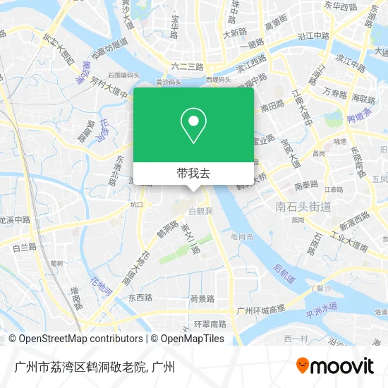 广州市荔湾区鹤洞敬老院地图