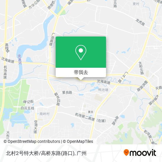 北村2号特大桥/高桥东路(路口)地图