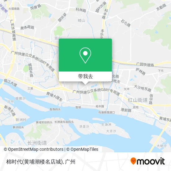 棉时代(黄埔潮楼名店城)地图