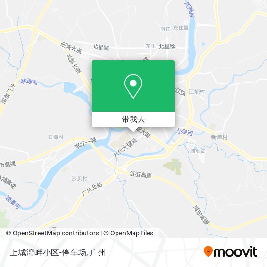 上城湾畔小区-停车场地图