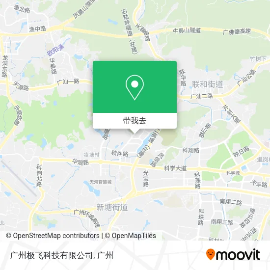 广州极飞科技有限公司地图