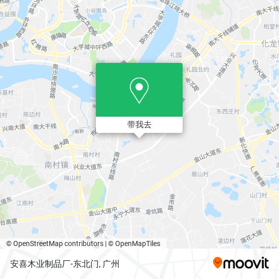 安喜木业制品厂-东北门地图