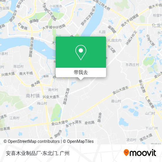 安喜木业制品厂-东北门地图