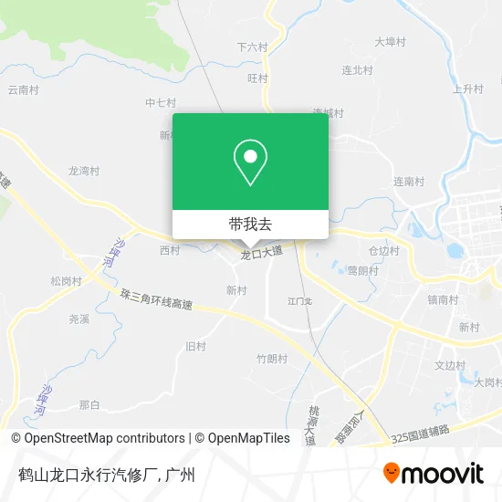 鹤山龙口永行汽修厂地图