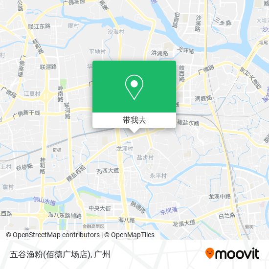 五谷渔粉(佰德广场店)地图