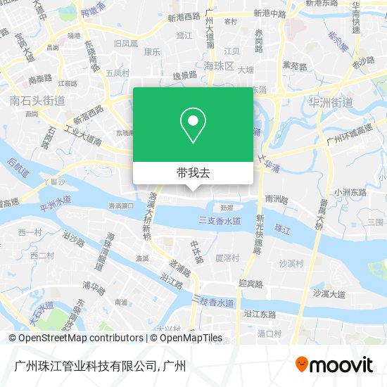 广州珠江管业科技有限公司地图