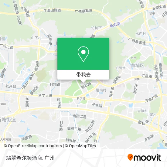 翡翠希尔顿酒店地图
