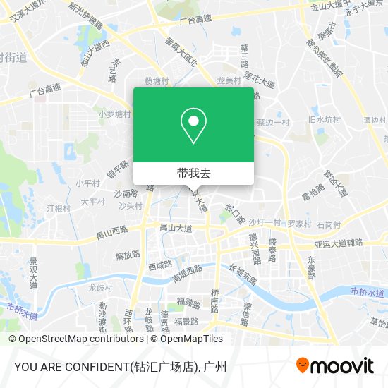 YOU ARE CONFIDENT(钻汇广场店)地图