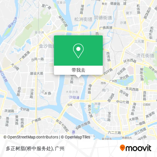 多正树脂(桥中服务处)地图