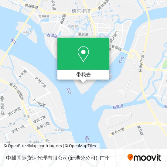 中麒国际货运代理有限公司(新港分公司)地图