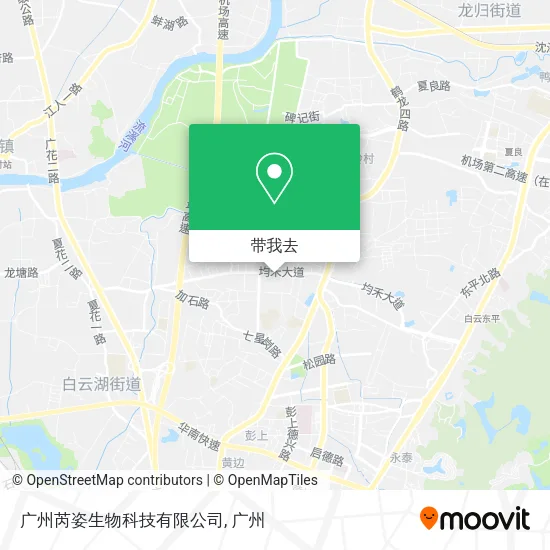 广州芮姿生物科技有限公司地图