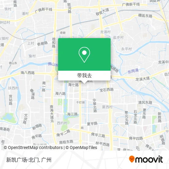 新凯广场-北门地图