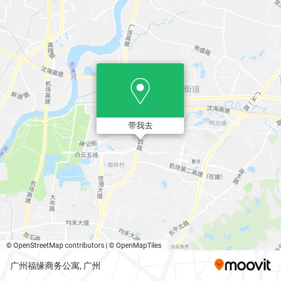 广州福缘商务公寓地图