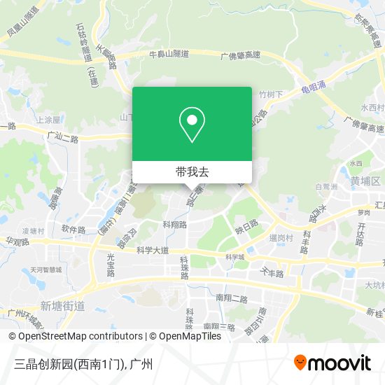 三晶创新园(西南1门)地图