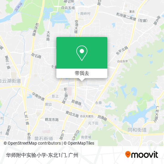 华师附中实验小学-东北1门地图