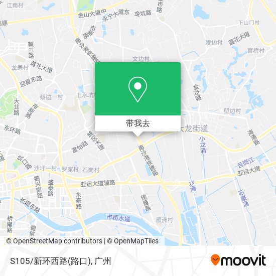 S105/新环西路(路口)地图