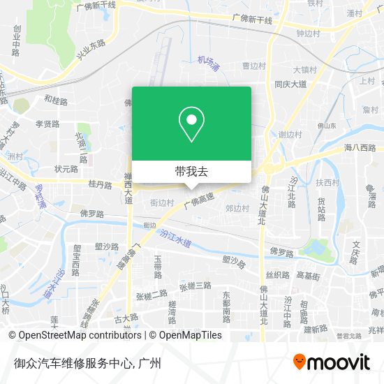 御众汽车维修服务中心地图