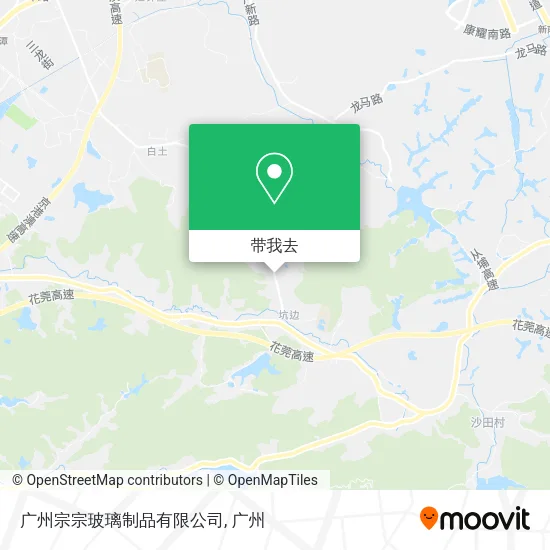 广州宗宗玻璃制品有限公司地图