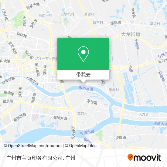 广州市宝页印务有限公司地图