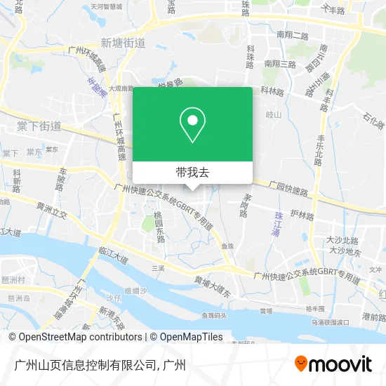 广州山页信息控制有限公司地图