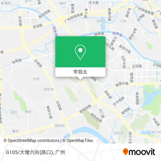 G105/大墩六街(路口)地图