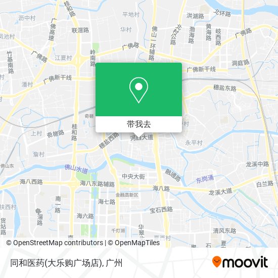同和医药(大乐购广场店)地图