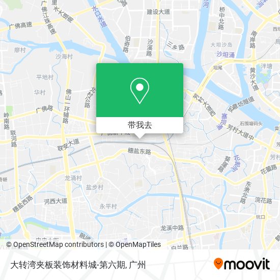 大转湾夹板装饰材料城-第六期地图