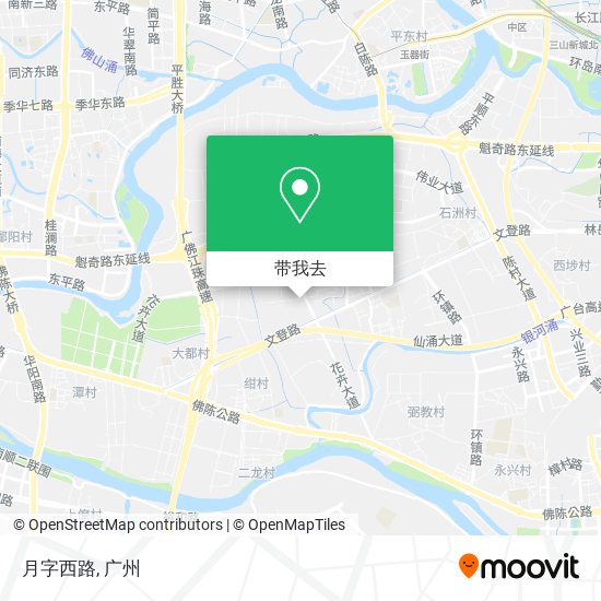 月字西路地图