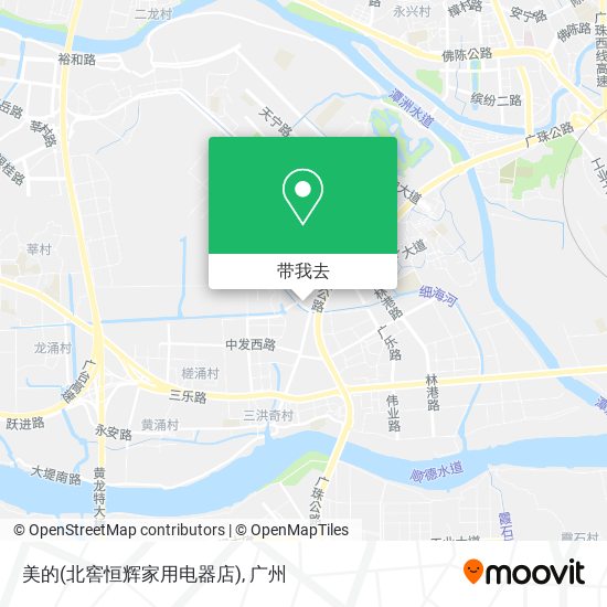 美的(北窖恒辉家用电器店)地图