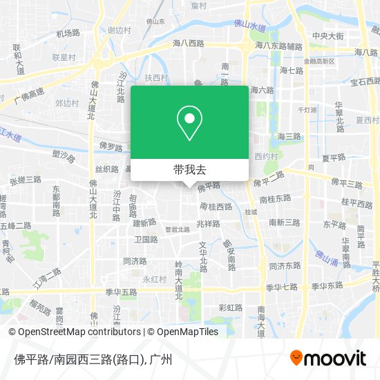 佛平路/南园西三路(路口)地图